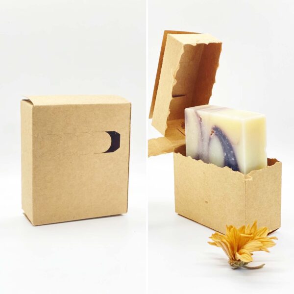 Tear-Off Square Soap Boxes 