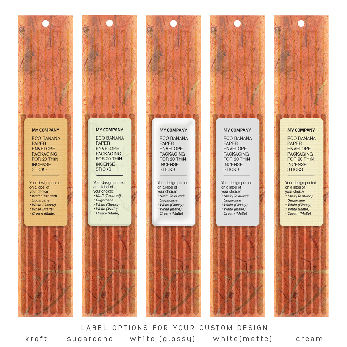 Incense Cone Sleeve Boxes with PullOut Handle, 4" x 3" x 1" Branded